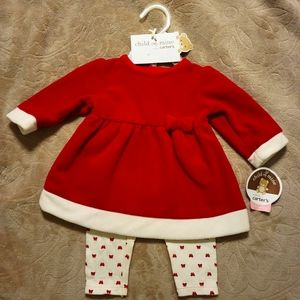 Nwt Carter's infant girl Christmas outfit